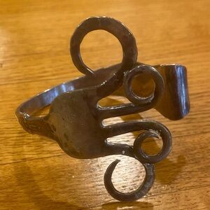 Silver Fork Cuff Bracelet OS